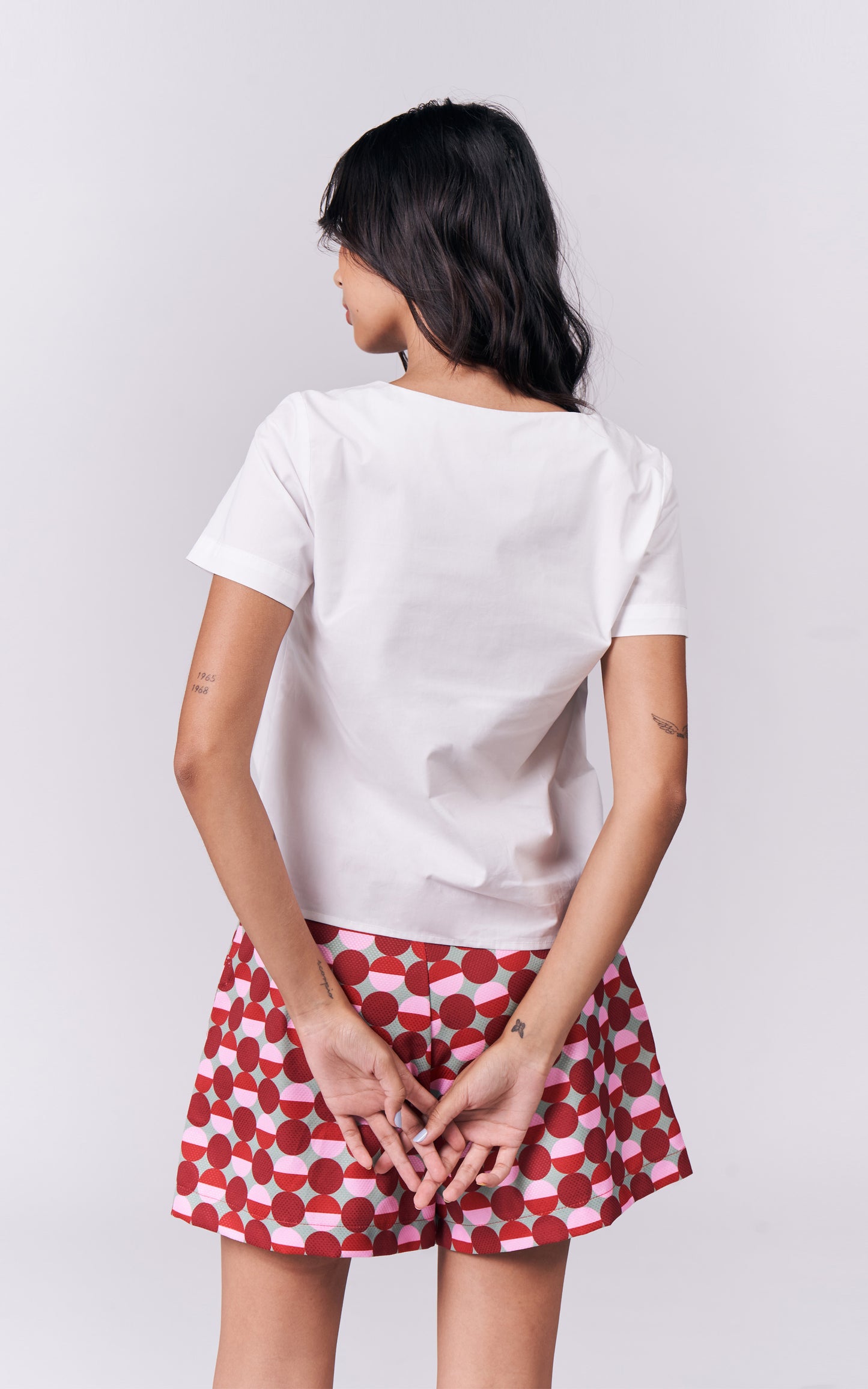 Icylin Short Sleeve Top (White)