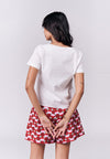 Icylin Short Sleeve Top (White)