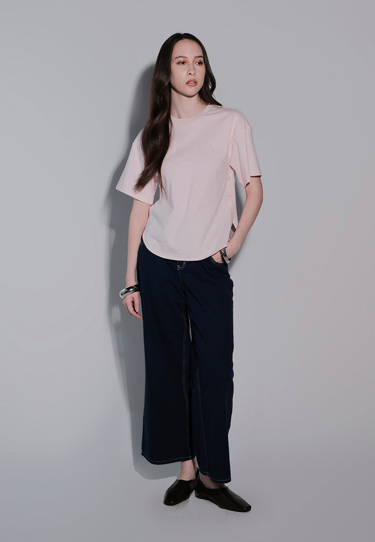 Holiday 2025 Ilette Short Sleeve Top (Blush)