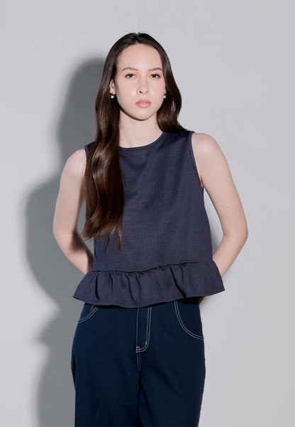 Holiday 2025 Imma Top And Shorts Set Top (Navy)