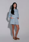 Holiday 2025 Inaki Long Sleeve Top (Light Blue)