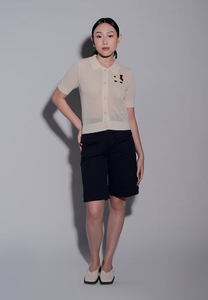 Holiday 2025 Irinna Jorts  (Mid.Navy)