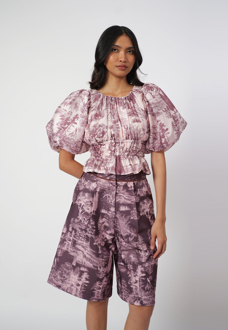 Raf Ivetta Short Sleeve Top (Multi)