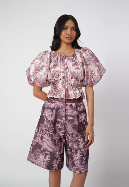 Raf Ivetta Short Sleeve Top (Multi)