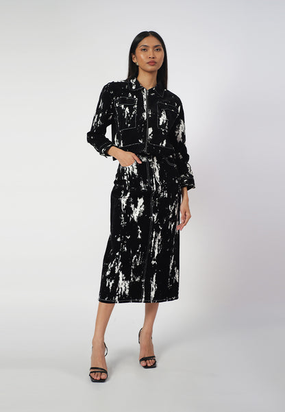 Raf Ivor Skirt (Black/White)