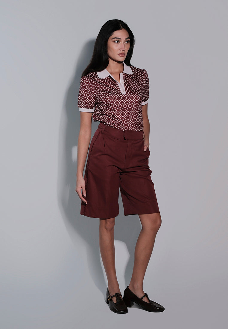 Holiday 2025 Jeopard Jorts (Burgundy)