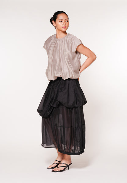 Raf Jubilant Short Sleeve Top (Taupe)