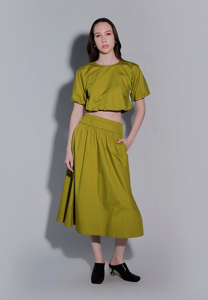 Holiday 2025 Juicy Skirt  (Chartreuse)