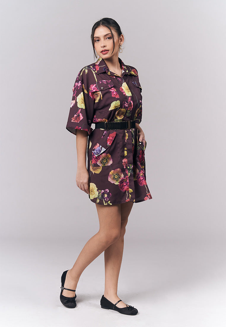 Justice Short Sleeve Dress (Multi)