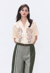 Plains & Prints x Randolf Joji Short Sleeve Top (Cream)