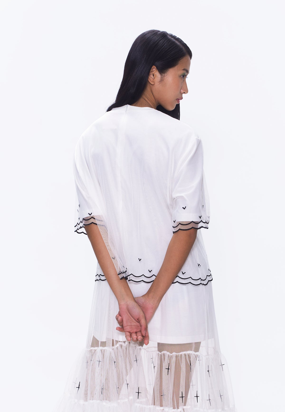 Plains & Prints x Randolf Logo T-Shirt Dress (Offwhite)