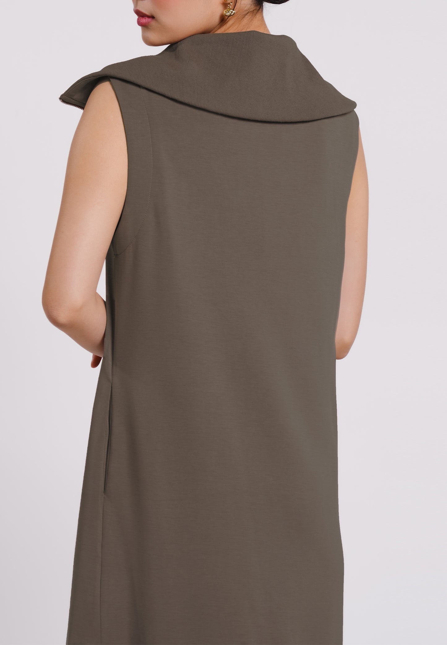 Raf Nice Sleeveless Dress (Taupe)