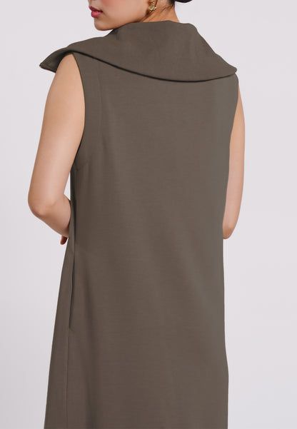 Raf Nice Sleeveless Dress (Taupe)