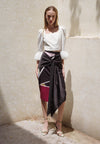 Plains & Prints X Michael Leyva Naomie Long Sleeve Top (White)