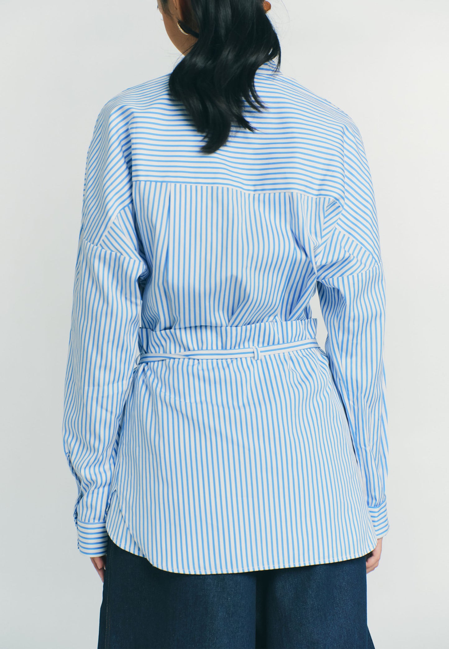 RAF Pear Long Sleeve W/ Belt (Blue )