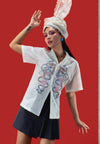 Plains & Prints x Randolf Joji Short Sleeve Top (Cream)