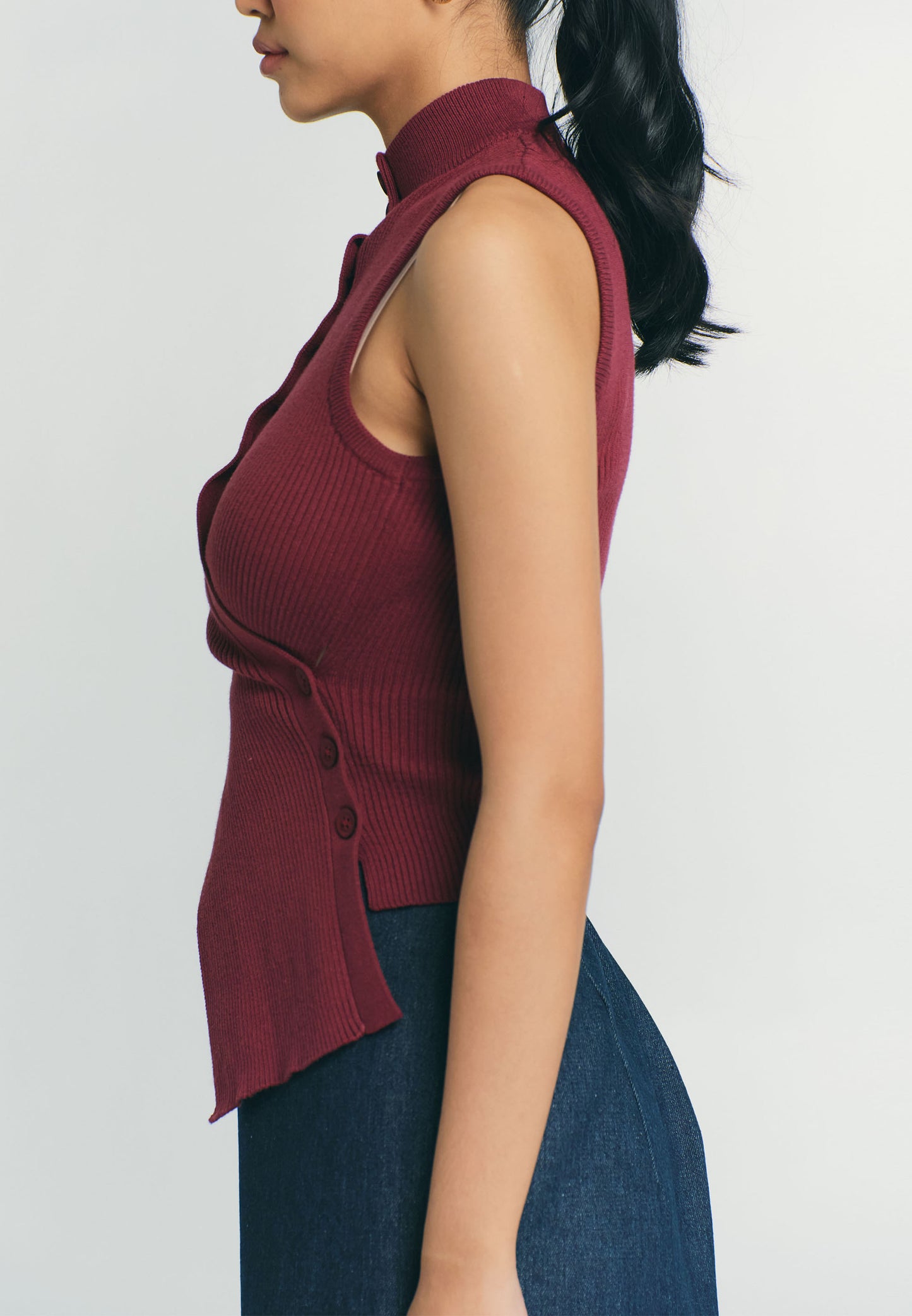 RAF Prim Sleeveless Top (Burgundy)
