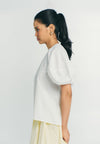 RAF Quaint Short Sleeve Top (White )