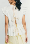 RAF Quiz Short Sleeve Top (Offwhite)