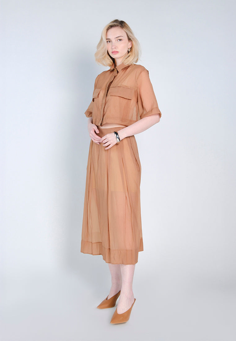 Raf Doxie Skirt  (Mocha)