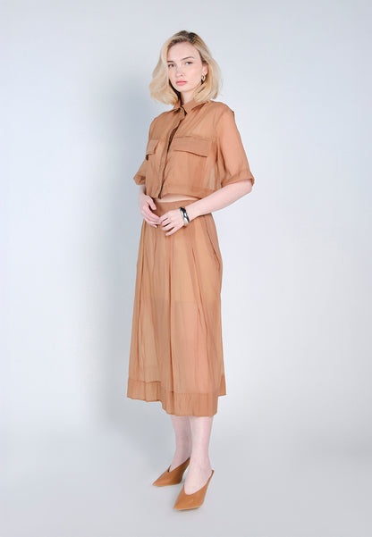 Raf Doxie Skirt  (Mocha)