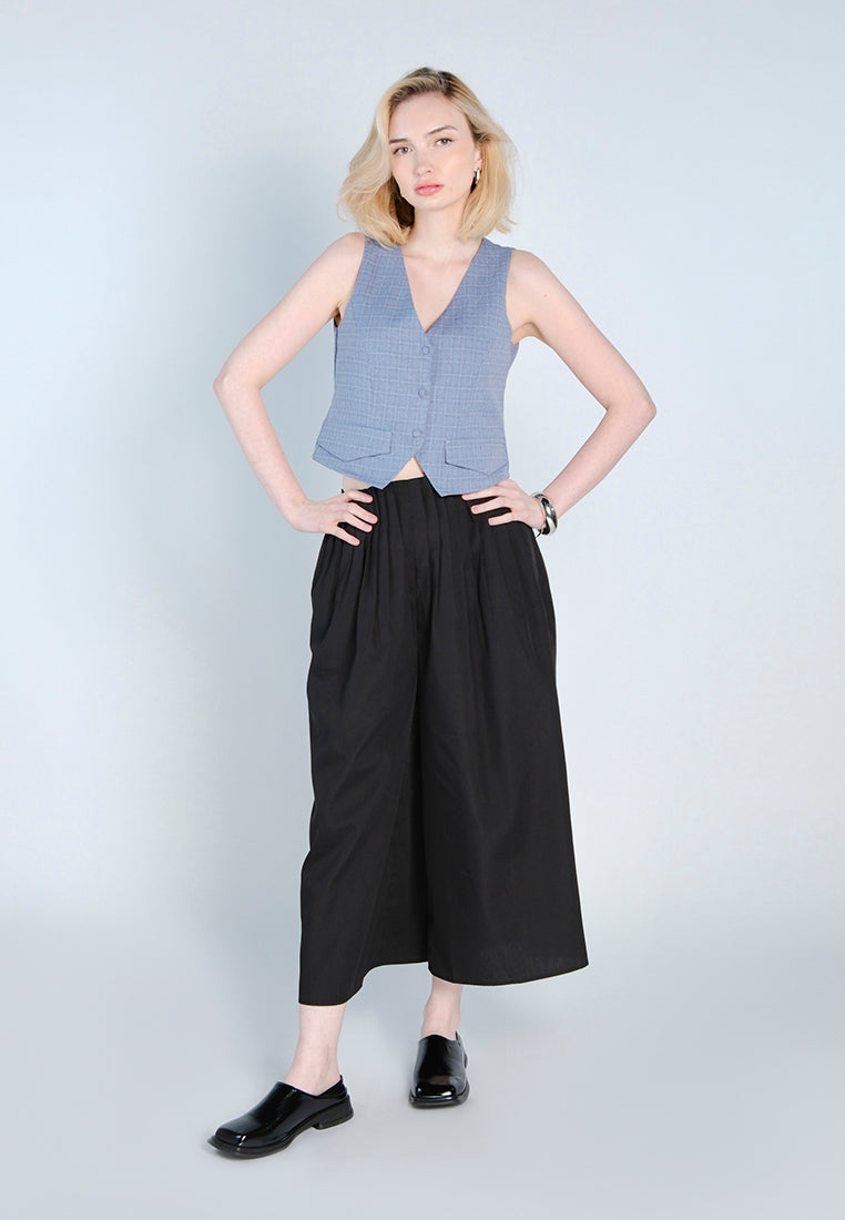 Raf Fara Sleeveless Vest Top (Blue)