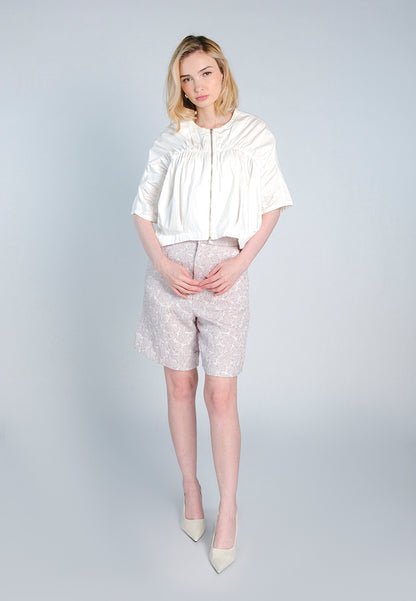 Raf Ford Quarter Sleeve Jacket Top (White)