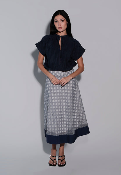 Femina The Maiden 2-In-1 Dress (Printed Navy)