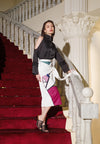 Plains & Prints X Michael Leyva Via Skirt  (Printed White)