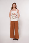 Aines Sleeveless Top (Cream)