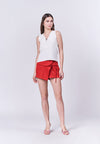 Almare Antler Sleeveless Top (Off-white)