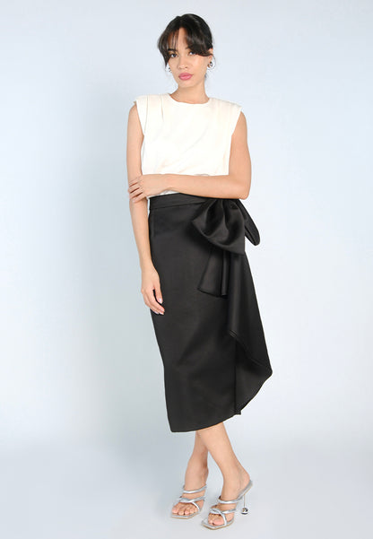 Mark Bumgarner X Vania Romoff For Plains & Prints Ava Sleeveless Top (Off-white)