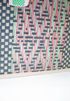Plains & Prints × Pete Rich Tote Bag W/ Charm (Pink/Green)