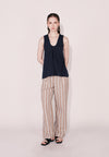 Camp Butter Sleeveless Top (Navy)