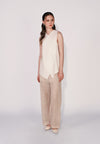 Camp Butter Sleeveless Top (Off-white)