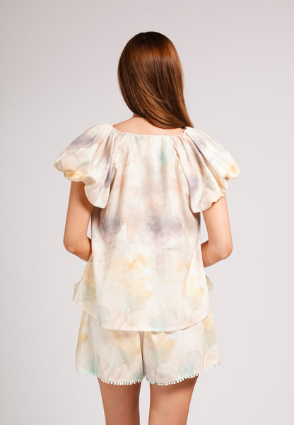 Calley Short Sleeve Top (Multi)