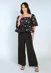 Mark Bumgarner X Vania Romoff For Plains & Prints Camille Pants (Black)