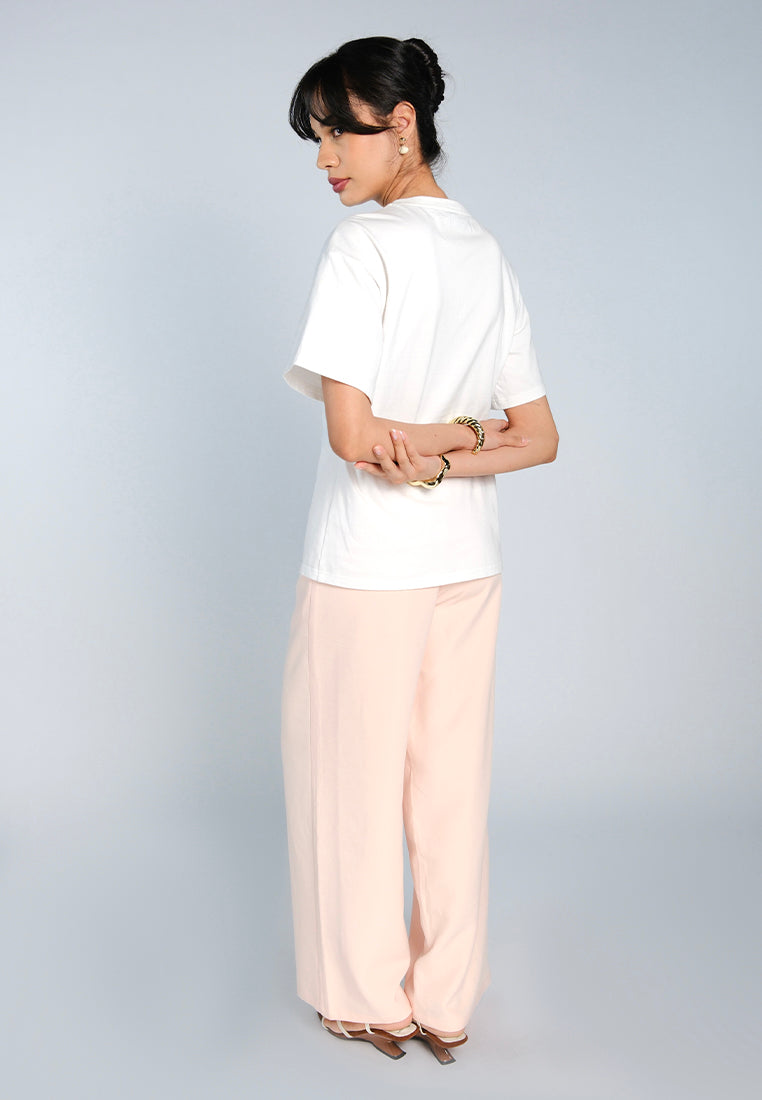 Mark Bumgarner X Vania Romoff For Plains & Prints Camille Pants (Blush)