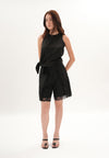 Archetype Refined Caviar Sleeveless Top (Black)