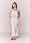 White Code Certine Skirt (Off-white)