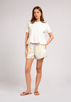 Chabble Short Sleeve Top (Cream)