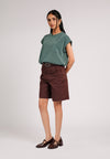 Curtee Extended Sleeve Top (Green)