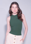 Raf Dame Sleeveless Bodysuit Top (O.Green)