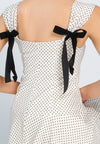 Mark Bumgarner X Vania Romoff For Plains & Prints Daphne Sleeveless Dress (Polkadot)