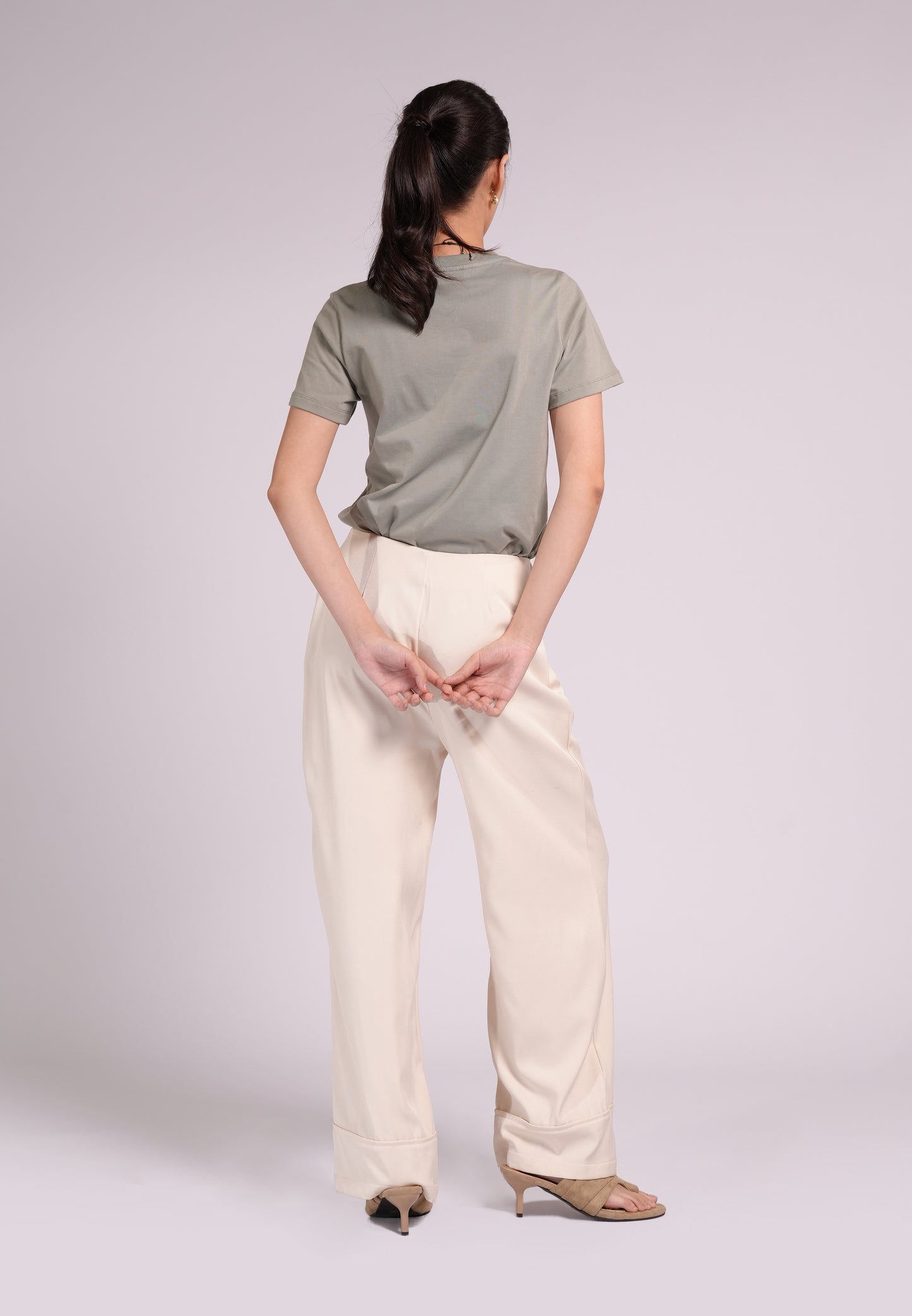 Summer Tees 2026 Dolores Short Sleeve Shirt Top (Sage)