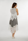 Edelwise Skirt (Striped Gray)