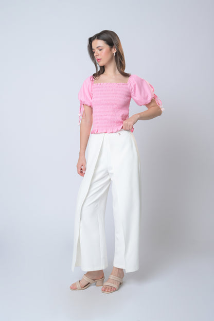 Barbie ❤ Plains & Prints Empower Pants (White)