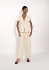 Archetype Exter Short Sleeve Top (Beige)