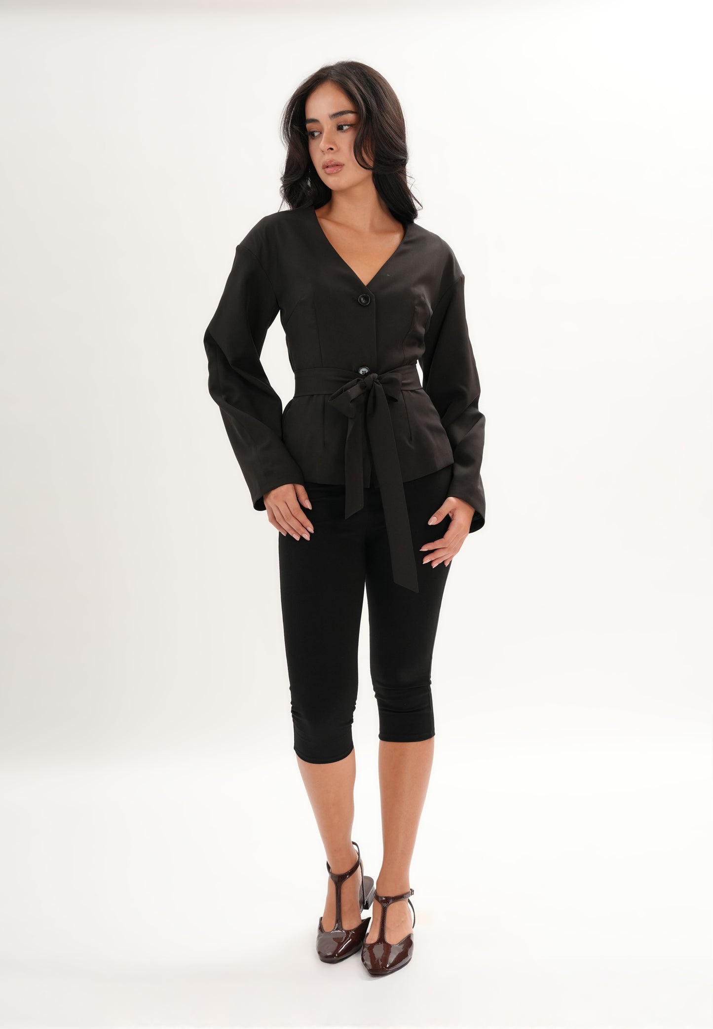 Fittz Long Sleeve Top (Black)