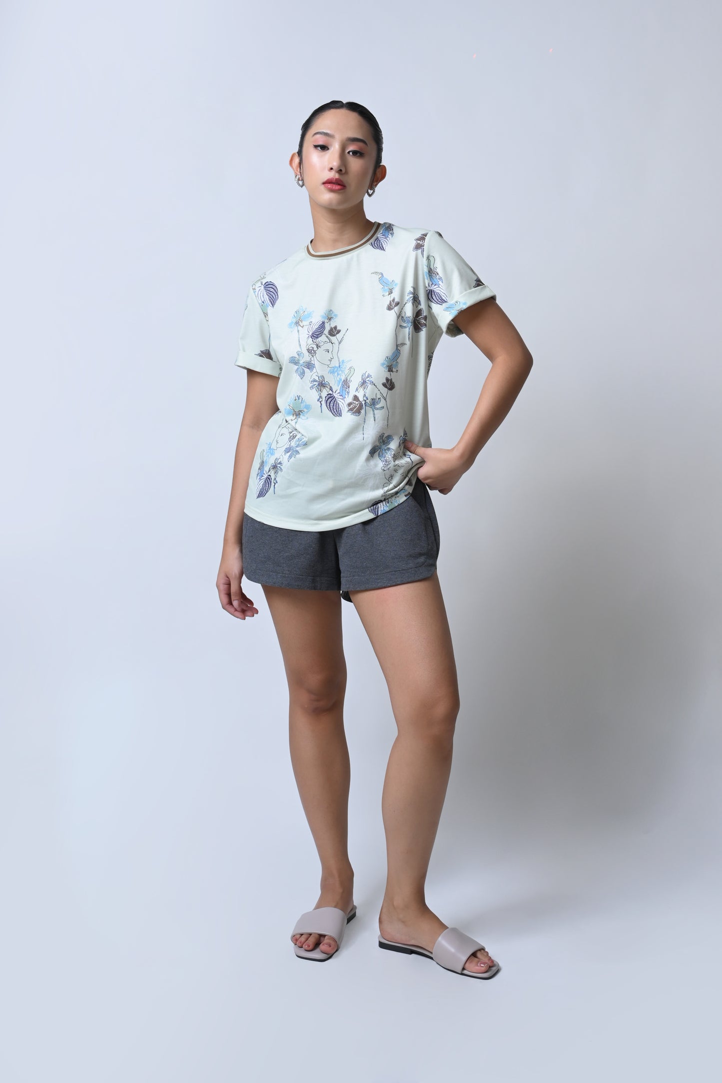 Flatter Short Sleeve Shirt Top